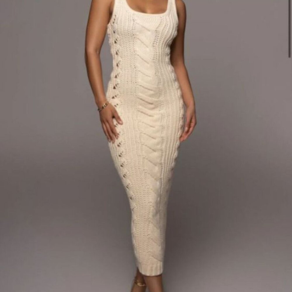 Nwt Jluxlabel Ameri Cable Knit Buttercream Sweate… - image 3